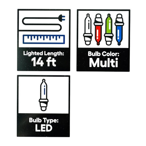 Gemmy Orchestra of Lights 8 Candy Cane Christmas Pathway Markers Color Changing - Picture 5 of 9